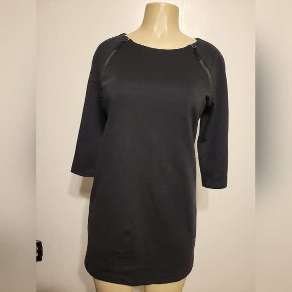 Michael Kors Black Long Sleeve Dress. Demure Office Classic Size 10 - Picture 1 of 4
